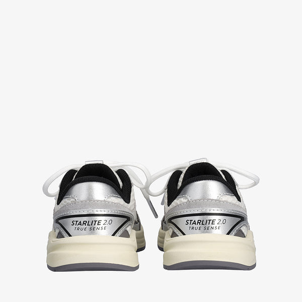 White/Silver/Black || Barefoot