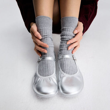 Silver (Metallic) || Barefoot