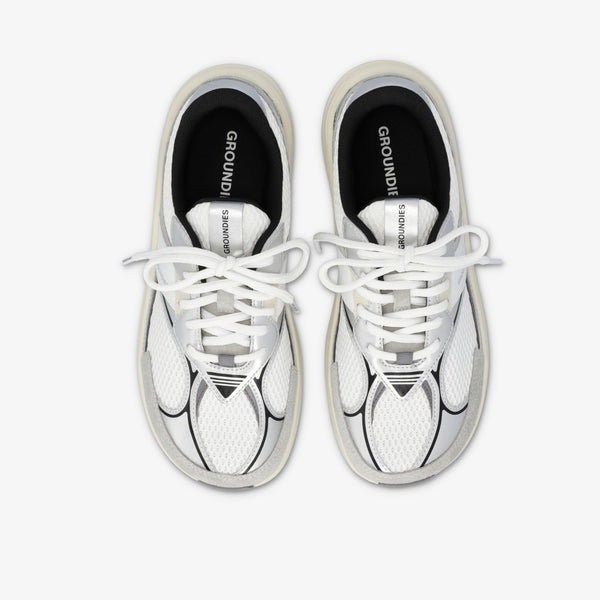 White/Silver/Black || Barefoot