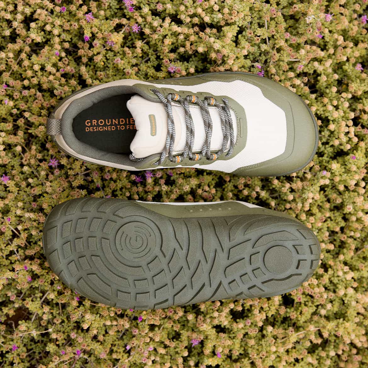 Khaki/Orange || Barefoot