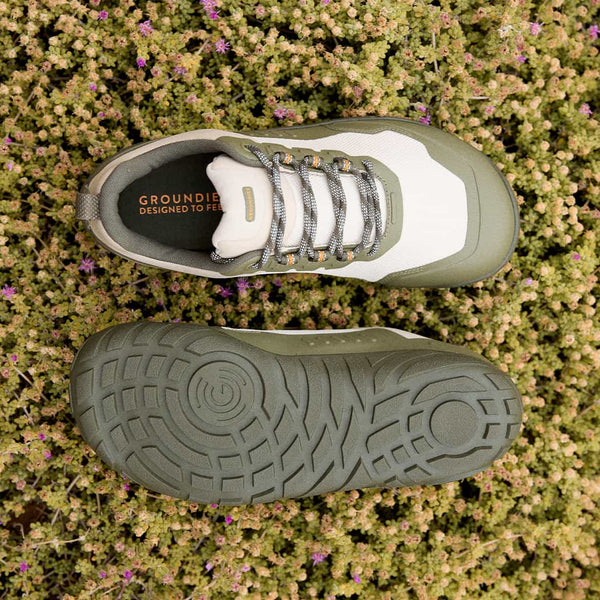 Khaki/Orange || Barefoot