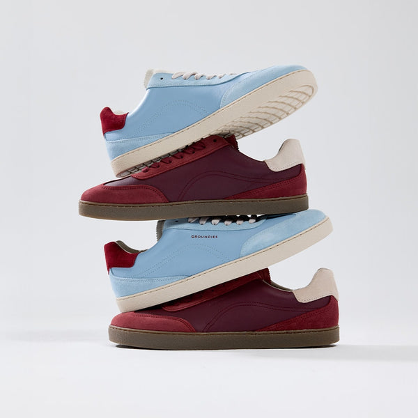 Sky Blue/Burgundy || Barefoot