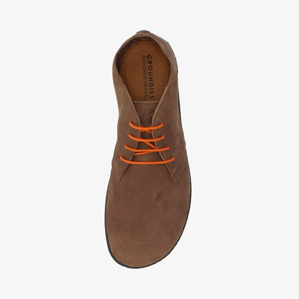 Dark brown || Barefoot