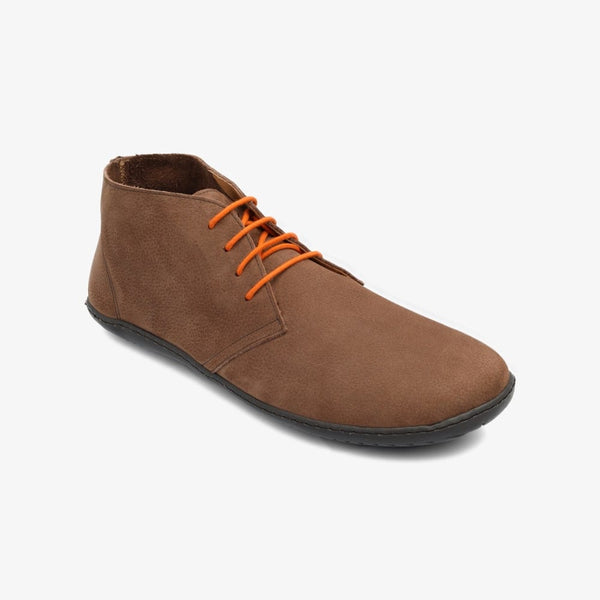 Dark brown || Barefoot