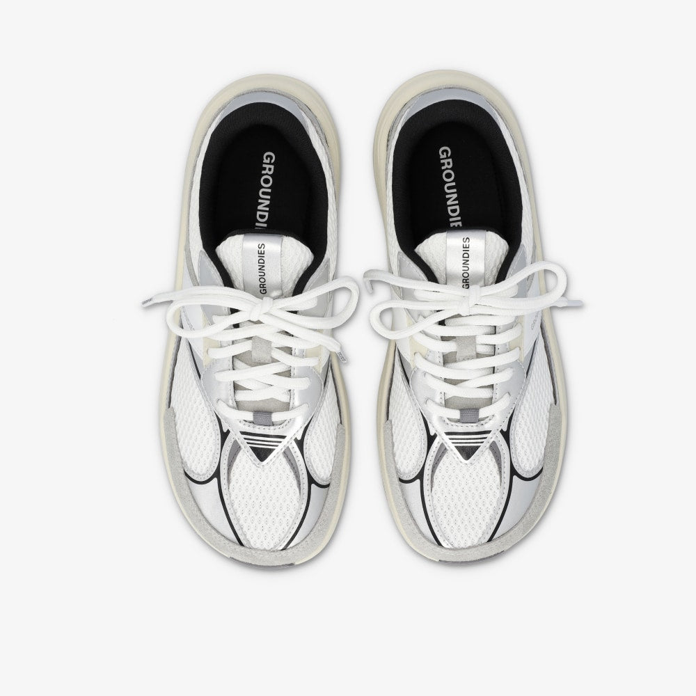 White/Silver/Black || Barefoot