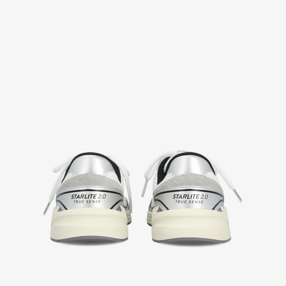 White/Silver/Black || Barefoot