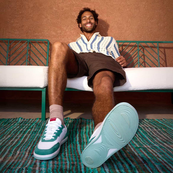 Aqua/Cherry Red || Barefoot