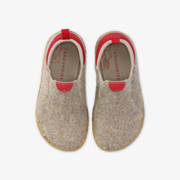 Taupe/Red || Barefoot